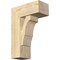 Ekena Millwork Balboa Block Rough Sawn Bracket w/ Offset Brace, Douglas Fir, 8"W x 18"D x 26"H BKT0806X18X26BOA05RDF - alternate 1
